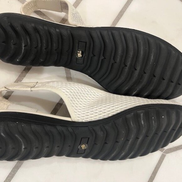 Sesto Meucci White Leather Sandals 7.5 Slim - Picture 3 of 3